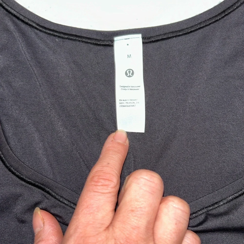 lululemon athletica Classic Black Bodysuit
